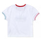 大好き 半袖Tシャツ クロップTシャツ ホワイト Love it short sleeve T-shirts (white) - ＠SEOUL