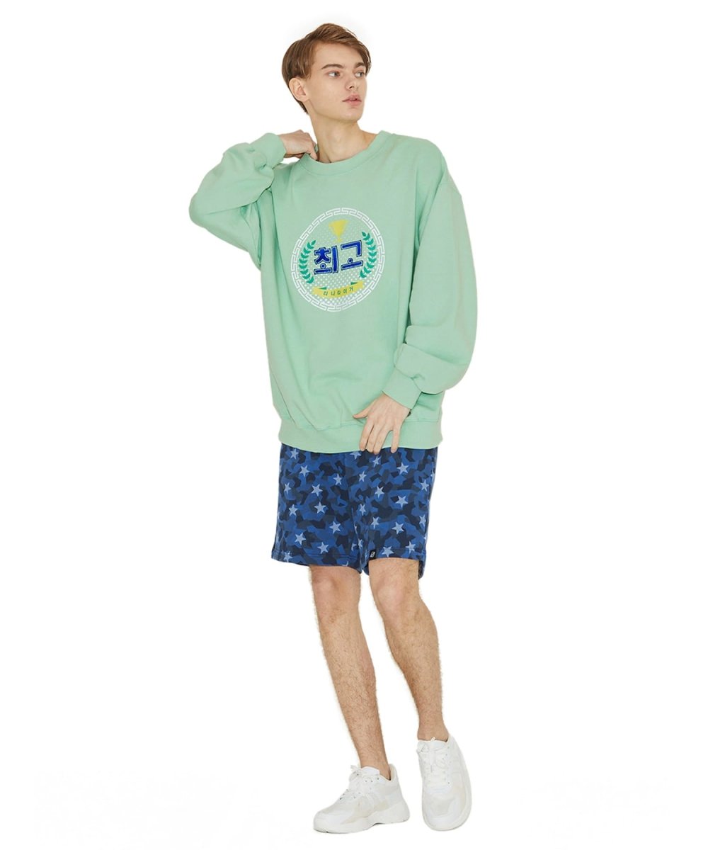 トップマンツーマンミント The Best Over-fit sweatshirt (Mint) - ＠SEOUL