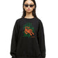虎とムグンファマンツーマンブラック Tiger and Flower\"Mugunghwa\" sweatshirt (ブラック) - ＠SEOUL