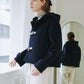 TOGGLE SHORT DUFFLE COAT_NAVY - ＠SEOUL