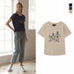 TRIPLEROOT ラウンドシルクケットサボテンTシャツ (TR212128) - ＠SEOUL
