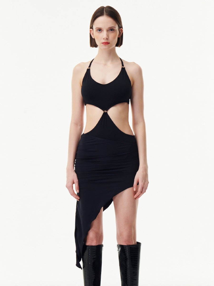 TWO-PIECE MONOKINI WITH SKIRT - ＠SEOUL