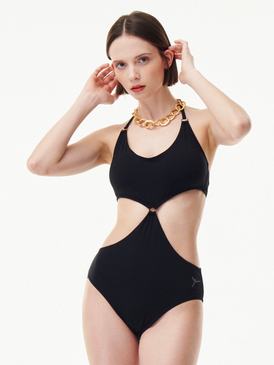 TWO-PIECE MONOKINI WITH SKIRT - ＠SEOUL