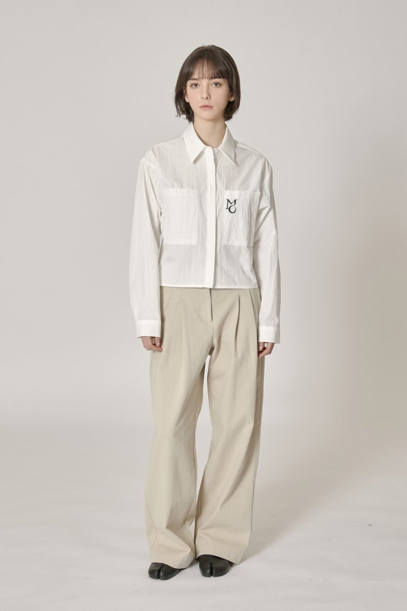 two-tuck W/S chino pants - beige - ＠SEOUL