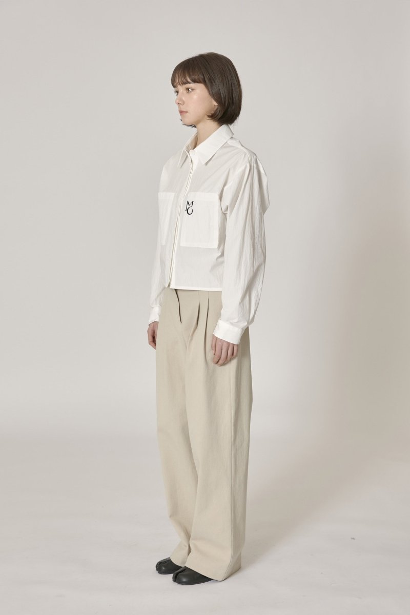 two-tuck W/S chino pants - beige - ＠SEOUL