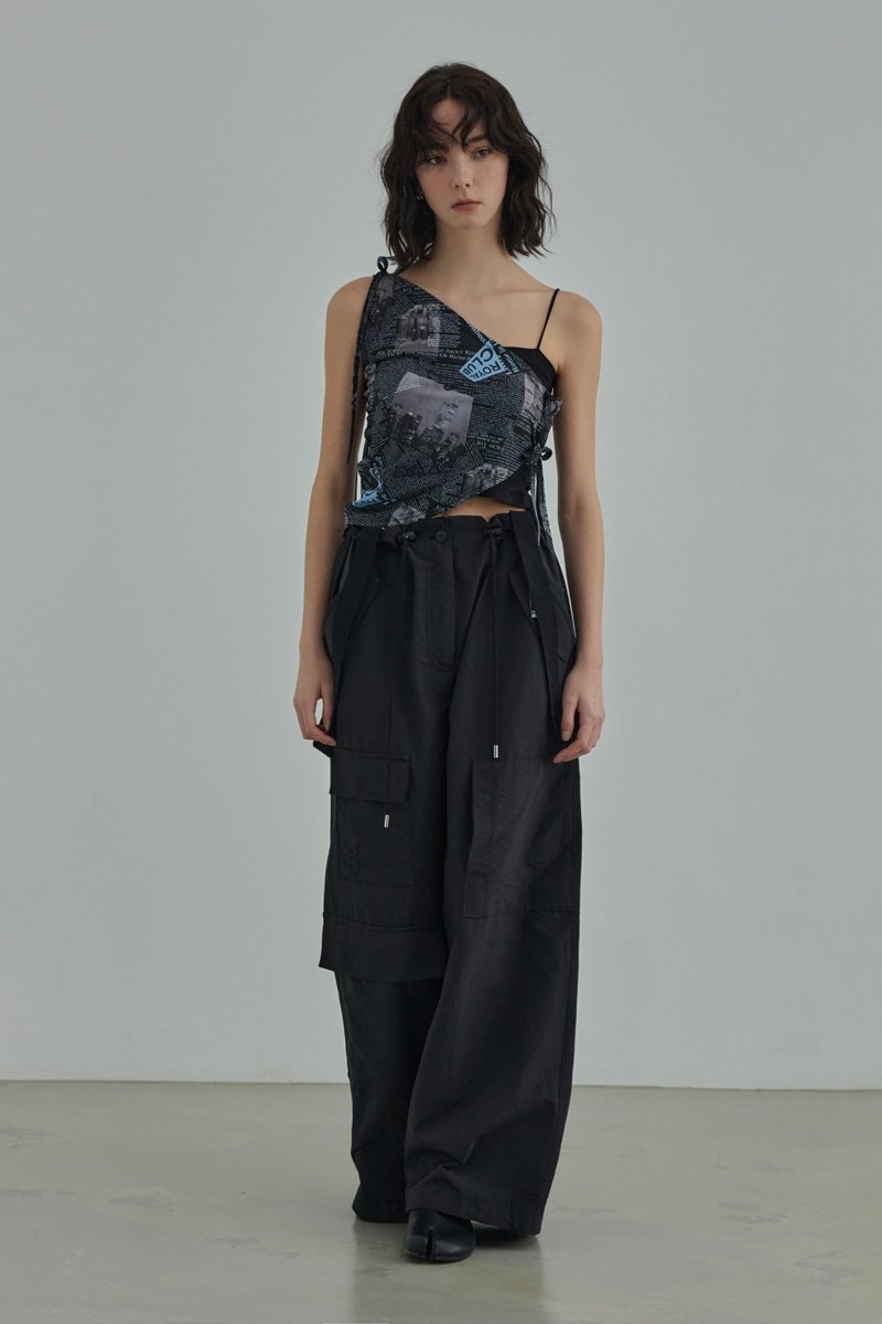 typo beach top - black - ＠SEOUL