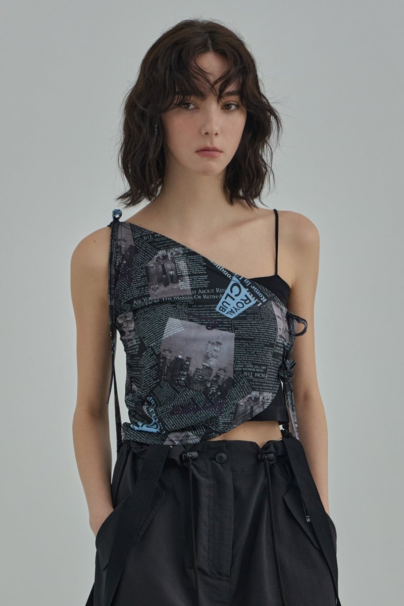 typo beach top - black - ＠SEOUL