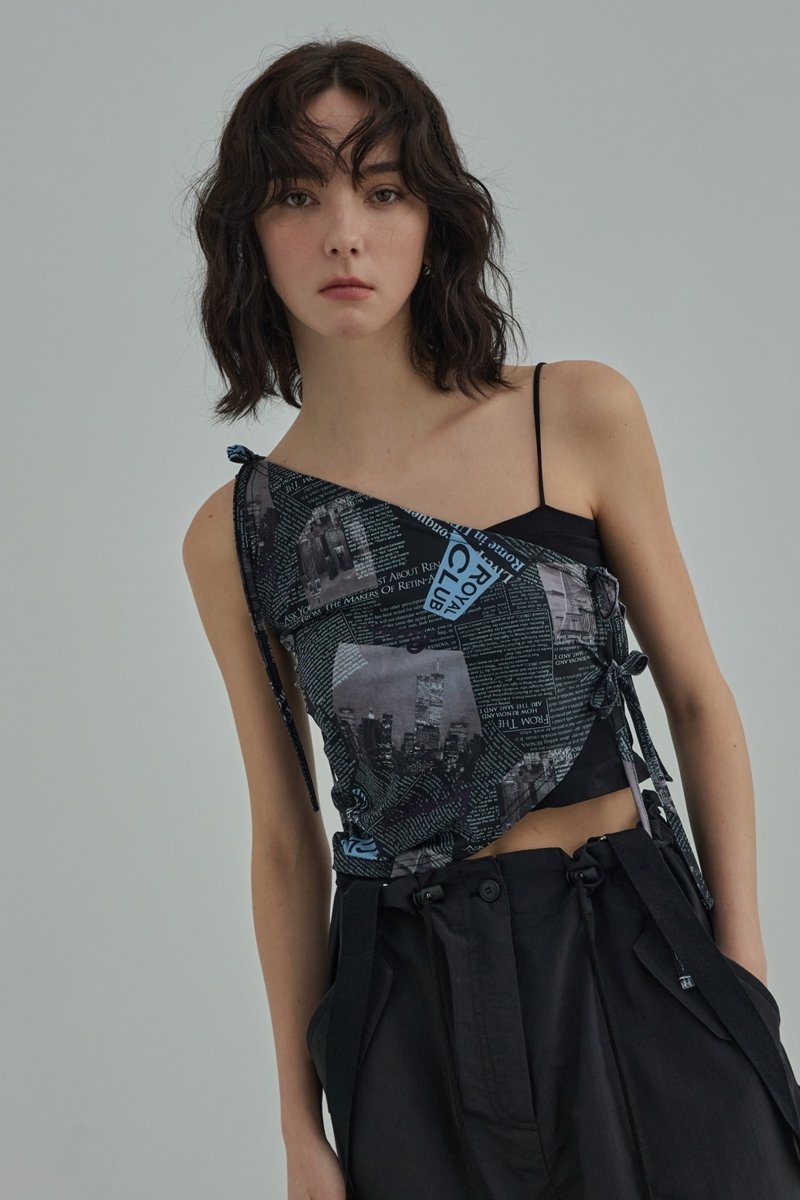 typo beach top - black - ＠SEOUL