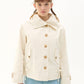 UNBALANCE COLLAR FIELD JACKET_IVORY - ＠SEOUL
