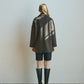 Wool60 half coat-brown - ＠SEOUL