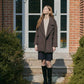 Wool60 half coat-brown - ＠SEOUL