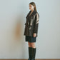 Wool60 half coat-brown - ＠SEOUL