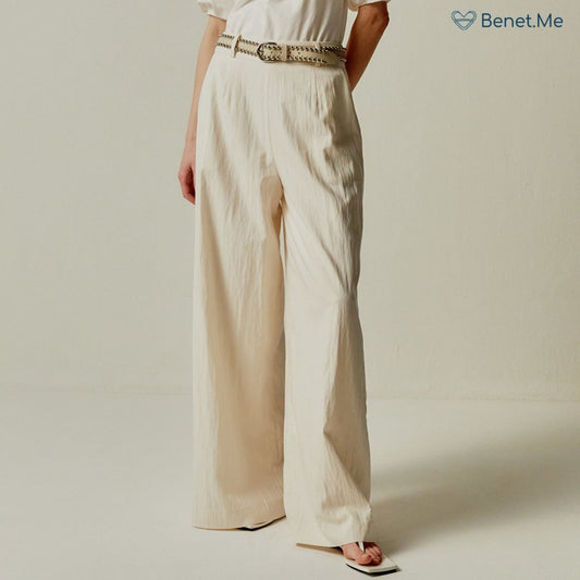 リンクルワイドパンツ Wrinkle Wide Pants - ＠SEOUL